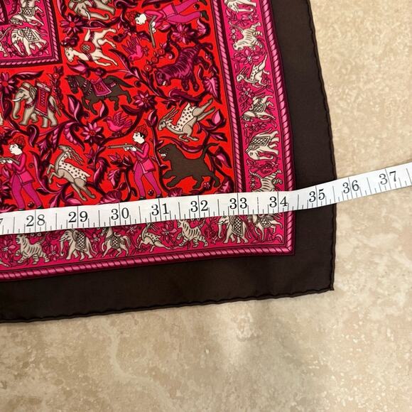 Hermes Chase En Inde Silk Scarf - Picture 6 of 7